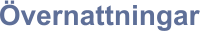 Övernattningar